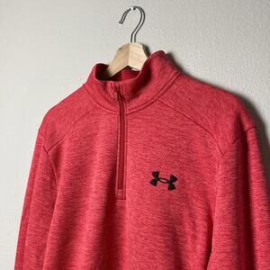 red under armour quarter zip pullover